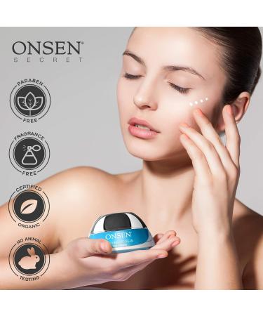 Onsen Secret Under Eye Cream Anti Aging Eye Cream Treatment Gel Sacred Japanese Hot Spring Minerals for Wrinkles and Dark Circles Firming Eye Cream for Morning & Night (30 ml) 1 Ounce (Pack of 1) - Buy Online on GoSupps.com
