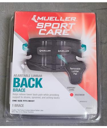 Mueller Adjustable Back Support with Lumber Pad