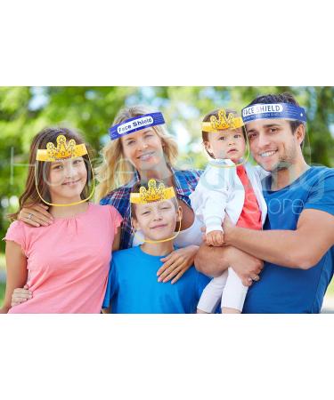 Intimates General Use Protective Face Shield Multi Family Pack Face Visor Shields (5x Shields Family Design 4) - Buy Online on GoSupps.com