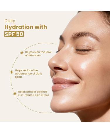 LumiGlow Day Cream SPF 50 Luminating Moisturizer with Retinol, Hyaluronic Acid & Collagen | Daily Hydration for Uneven Skin Tone | 40ml | Mayam Beauty - Buy Online on GoSupps.com