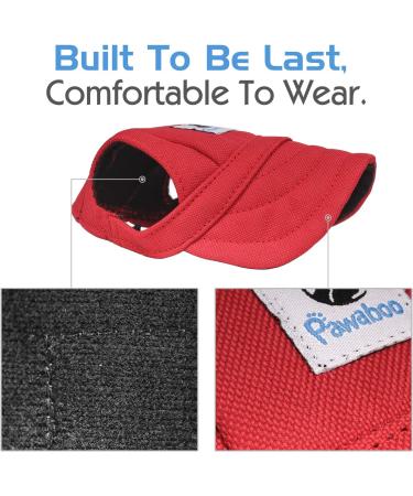 Pawaboo X-Large Dog Baseball Cap - Adjustable Sun Protection Hat with Ear Holes for Puppies - Red Pet Accessory - Buy Online on GoSupps.com
