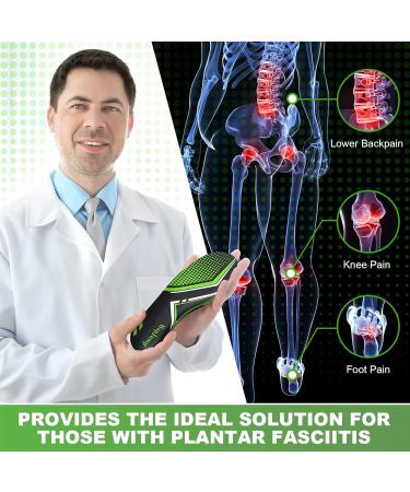 Plantar Fasciitis Pain Relief Insoles - Orthotic Arch Support Motion Control Inserts for Flat Feet - Comfortable Footwear Solutions for Men & Women (XS - Buy Online on GoSupps.com