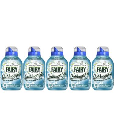 Fairy Outdoorable Non Bio Fabric Conditioner Huggably Soft for Sensitive Skin Ultra Concentrated Freshness 35washes 5Pk 5 x 490ml - Buy Online on GoSupps.com
