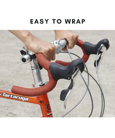 Vincita Comfort Road Bike Handlebar Tape - Pu and Eva Material - Shock Absorbing - Brick Color - Buy Online on GoSupps.com