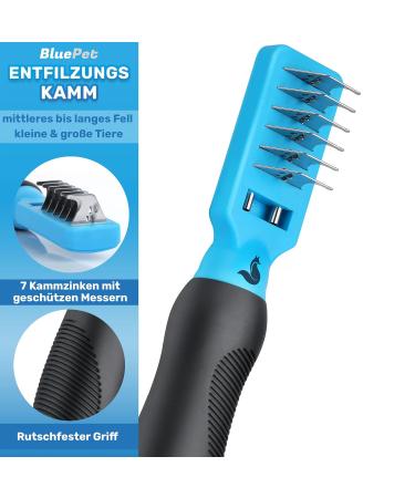 Bluepet PROFI Definition CAMM for Dogs & Cats | Premium Knot Removal & Delimitation Tools | International Shipping Available - Buy Online on GoSupps.com