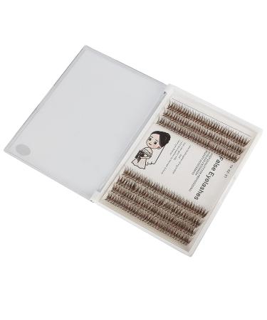 Bodermincer 231 Clusters D Curl Dark Brown Mink Lashes 14mm - Premium Individual Eyelash Extensions - Buy Online on GoSupps.com