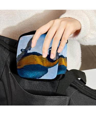 GIAPB Period Bag - Tropical Animal Parrot Bird Color3504 | Sanitary Napkin Storage & Makeup Pouch - Buy Online on GoSupps.com