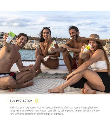 Raw Elements After Sun Body Gel Skin Care with Aloe Balls - Buy Online on GoSupps.com