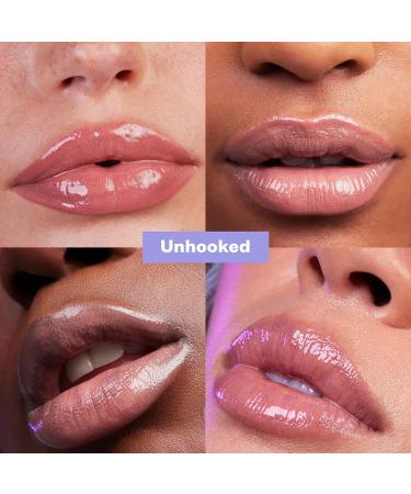 Kosas Wet Lip Oil Gloss - Hydrating Lip Plumping Treatment with Hyaluronic Acid & Peptides (Unhooked) - Buy Online on GoSupps.com