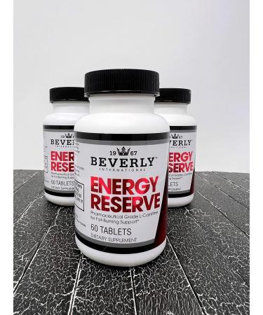 Beverly International Energy Reserve 60 Tabs - 1200mg L-Carnitine Supplement for Energy & Mitochondrial Function - Buy Online on GoSupps.com