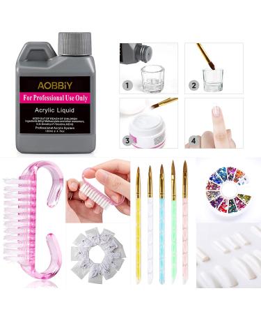 AOBBIY Acrylic Nail Kit - Professional Manicure Set for Home & Salon Use - Buy Online on GoSupps.com