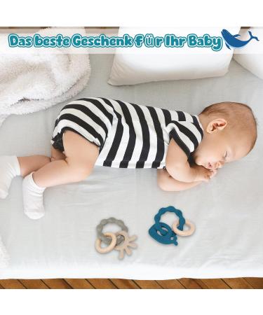 Utensilsto Baby Bite Ring - 2-Piece Dental Aid for Teething | Safe Teething Toys for Boys & Girls (6 Months+) - Buy Online on GoSupps.com