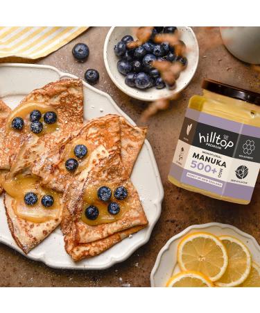 Hilltop Honey Manuka MGO 500+ 225g - Monofloral from New Zealand - Buy Online on GoSupps.com