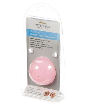 Homecraft Gel Ball Hand Exerciser Pink Extra Softness Compact Hand Strengthening Aid Resistance Training Conditioning Strenghtening & Rehabilitating Easy Squeeze Extra Soft Resistance Pink Extra Softness Compact Hand Strengthening Aid Resistance Training 