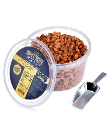 Butter Toffee Peanuts 23 Oz. Party or Gift Table-Top-Bucket with Mini Aluminum Scooper Included!