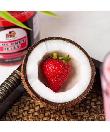 Coconut Fruit Jelly Topping | Strawberry Flavour | 1LB (454g) | Fruit Dessert for Bubble Tea Drinks Desserts Smoothies and Snacks | Boba Tea Tapioca Pearl Mix Kit - Buy Online on GoSupps.com