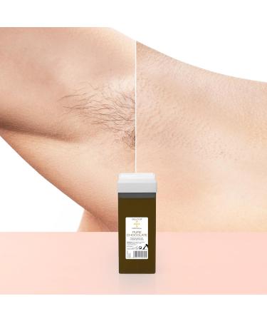 Professional Quality 12 Wax Cartridges 100ml - Pure Chocolate for Legs Armpits & Body - Easy Use for All Skin Types & Thick Hair - Buy Online on GoSupps.com