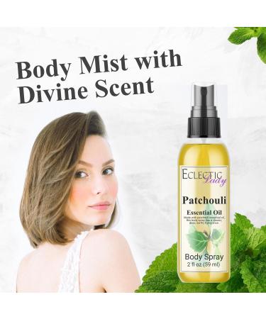 Body Spray for Women 2 Oz (Double Strength) Patchouli Essential Oil Body Mist with Long-Lasting Fragrance Earthy & Clean Scent Reminiscent of the 1960s & 70s Light Subtle Perfume with Wood Notes Double Strength 2 Fluid Ounces - Buy Online on GoSupps.com