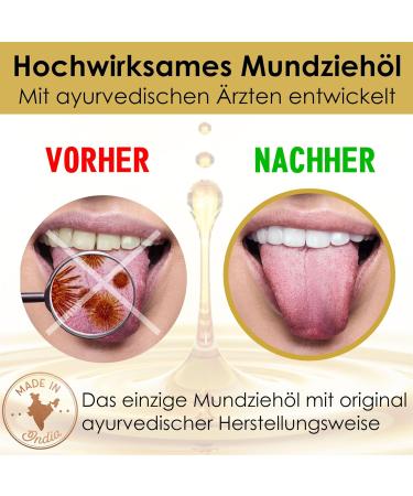 Himalayas Dreams Pull Gold Oralia Tooth Oil Balance+ | Certified Bio Natural 250ml - Ayurvedic Dental Care & Tooth Bleaching - Buy Online on GoSupps.com