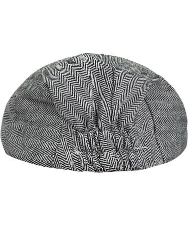 Mint Green Baby Boys Flat Cap | Gentleman Herringbone Tweed Newsboy Hat Dark Grey (1-2 Years) - Buy Online on GoSupps.com
