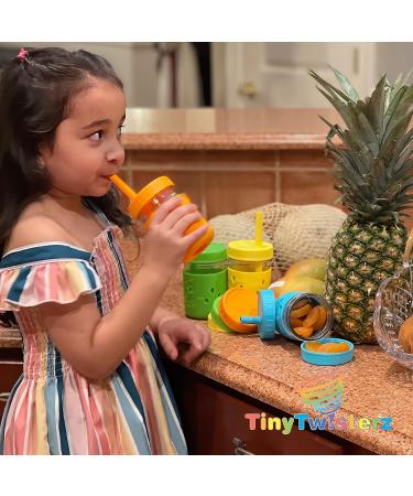 Tiny Twisterz Spill-Resistant Glass Cups for Kids and Toddlers - Buy Online on GoSupps.com