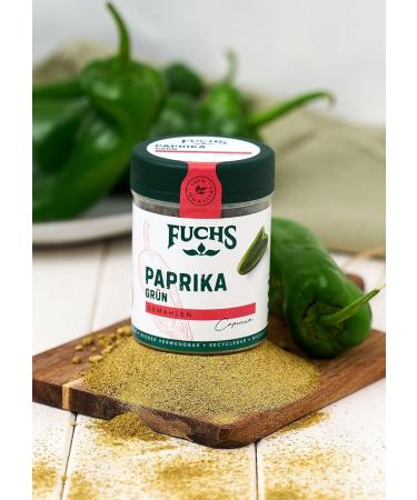Fuchs Mild Paprika Spice - 55g | Natural Ingredients for Asian Dishes & Rice Pans | Eco-Friendly Reusable Can - Buy Online on GoSupps.com