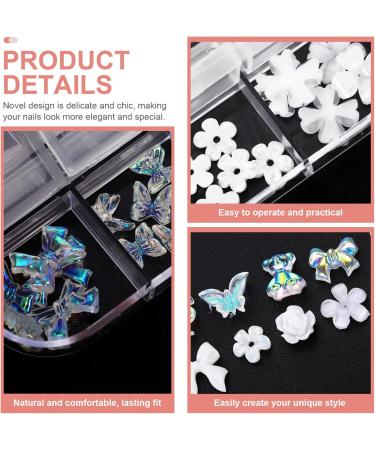 FOMIYES 1 Box Nail Art Accessories Ornament Decor Nail Stud Girls Jewelry Summer Nail Decals Nail Art Bow Flower Charms Girl Flower Nail Charms Phone DIY Charms Manicure Tools - Buy Online on GoSupps.com