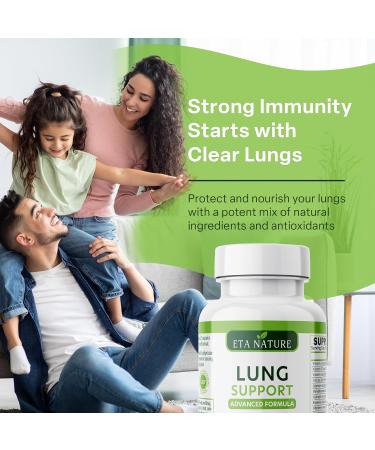 ETANATURE Lung Support Supplement - Lung Health Supplement for Respiratory Health, Lung Function & Immune Defense - Lung Detox for Smokers with Ginseng, Boswellia, Elderberry Fruit & Marshmallow Root - Buy Online on GoSupps.com