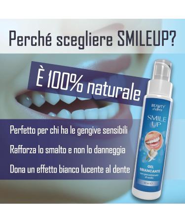 Smile Up Tooth Whitening Gel | Safe Enamel-Friendly Formula | Remove Stains with Sodium Percarbonate & Xylitol - Buy Online on GoSupps.com