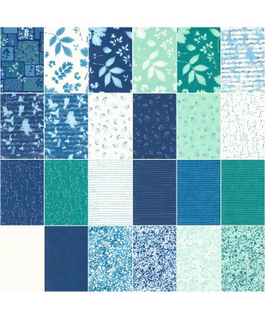Janet Clare Bluebell Jelly Roll 40 2.5-inch Strips Moda Fabrics 16960JR - Buy Online on GoSupps.com