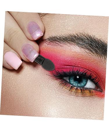 FOMIYES 500 Pcs Mini Eyeshadow Swab Mascara Wand Foam Eyeshadow Lip Balm Brush Milky Cotton - Buy Online on GoSupps.com