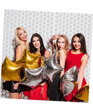 Disco Rain Curtain - Silver Tinsel Foil Backdrop for Parties Bachelorette Prom & Events - Buy Online on GoSupps.com