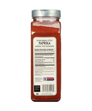 McCormick Culinary Hungarian Style Paprika 18 oz - Sweet Powder for Rubs & Garnish - Buy Online on GoSupps.com