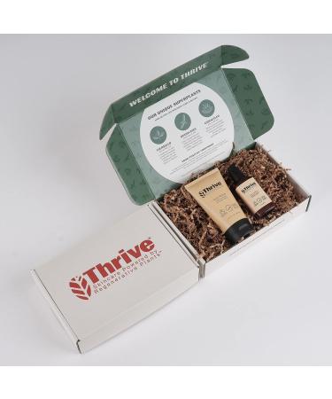 Thrive Clean & Calm Superplant Skin Care Set | Vegan Gift Set with Face Wash & Sensitive Face Balm | Made in USA - Perfect for Sensitive Skin - Buy Online on GoSupps.com