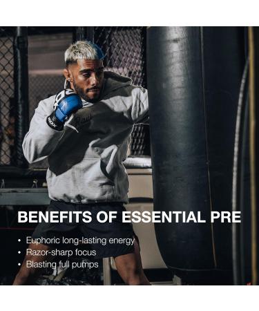 RAW Essential Pre-Workout Powder (Sour Watermelon) - Chris Bumstead Sports Nutrition Supplement for Men & Women - Preworkout Energy Powder with Caffeine L-Citrulline L-Tyrosine & Beta Alanine Blend Sour Watermelon - 30 S  - Buy Online on GoSupps.com