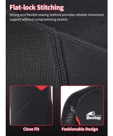 Owntop 3mm Men's Shorty Wetsuit - Neoprene Dive Suit, UPF50+ Thermal Swimwear for Water Sports - Red, 3X-Large - Buy Online on GoSupps.com