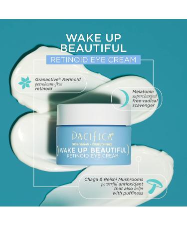 Pacifica Beauty Retinoid Under Eye Cream for Aging Skin - 0.5 Fl Oz | Clean, Vegan & Cruelty-Free - Buy Online on GoSupps.com