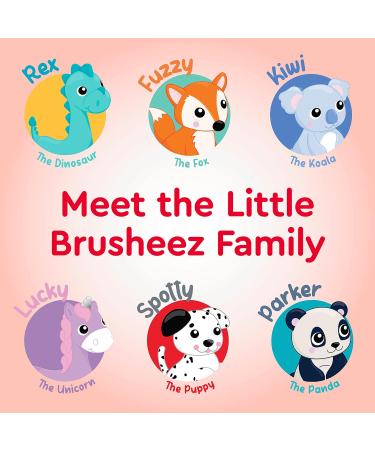 Brusheez Little Toddlers Sonic Toothbrush - Safe & Gentle 2-Minute Timer Extra Brush Head for Ages 1-3 | Spotty The Puppy - Buy Online on GoSupps.com