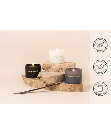 Janos Fernando Aromatherapy Candle Gift Set - Soy Scented Candles with Essential Oils for Relaxation | Motivational Gift Idea - Buy Online on GoSupps.com