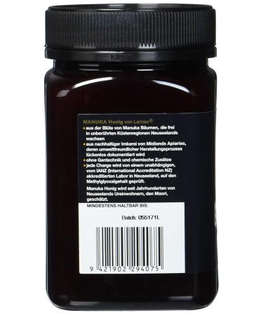 Larnac Manuka Honey 300+ MGO | New Zealand 500g - Certified Methylglyoxal Premium Quality - Buy Online on GoSupps.com