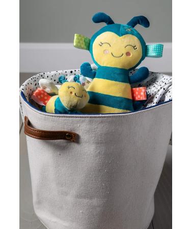Taggies Fuzzy Buzzy Bee Teether Baby Rattle Soft Toy - 5-Inch - Buy Online on GoSupps.com