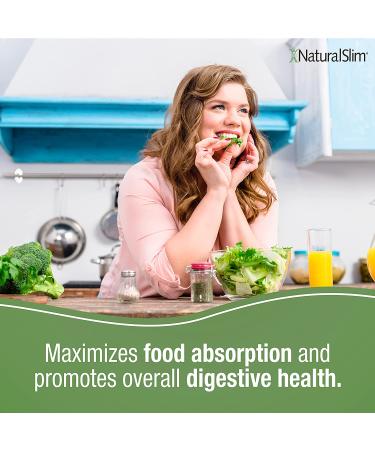 NaturalSlim Helpzymes Digestive Enzymes - Gut Health & Gas Relief - 100 Caps - Buy Online on GoSupps.com
