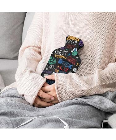 Basketball Hot Water Bottle with Plush Cover - Hand Warmer for Adults & Kids | 26.5x15.3cm - Ideal for Cozy Comfort - Buy Online on GoSupps.com
