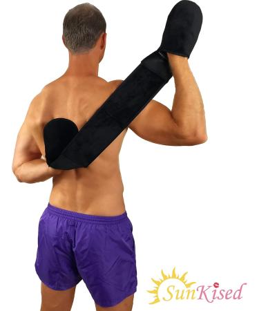 Tanning Mitt For Full Back and Body Tanning Experience With Long Lasting Streak Free Results Including Those Hard To Reach Places New 2019 Velvet Soft Applicator Mit Version 3 in 1 Mittens - Buy Online on GoSupps.com