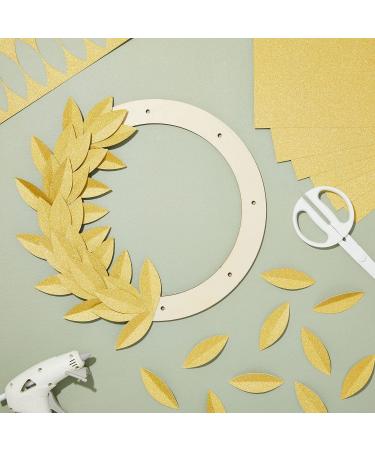 Gold Glitter Paper Cardstock - 24 Sheets, Double-Sided, 250gsm - Ideal for DIY Crafts, Card Making, and Invitations (8 x 12 In) - Buy Online on GoSupps.com