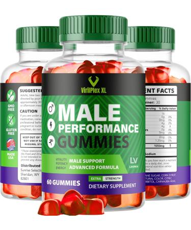 LIVORKA (5 Pack) VirilPlex XL Gummies 300 Gummies for 5 Months - Buy Online on GoSupps.com