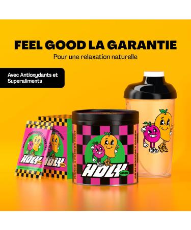 HOLY Iced Tea Lot de 10 bo tes de d gustation Mango x Fruit de la passion avec go t mangue x fruit de la passion | 10 portions d'antioxydants et de superaliments | Th glac sans sucre | Mango x Passionfruit - Buy Online on GoSupps.com