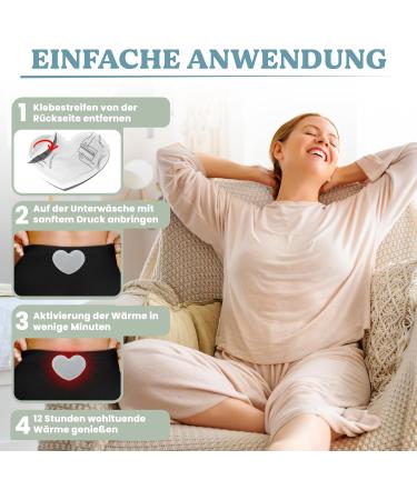 Heatbelle Empower - Self-Adhesive Body Warmer | 12h Extra Warmth for Back Neck Shoulder & Period Cramps | 30-Pack International Shipping - Buy Online on GoSupps.com