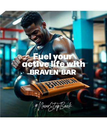 Braven Bar Chocolate Energy Bars (1.59 oz, Pack of 10) Energy Chews with 5g Protein On-the-Go Energy Snacks for Running, Hiking, and Sports - Gluten Free Snacks for Sustained Energy Boost - Buy Online on GoSupps.com