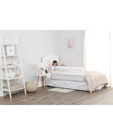 Regalo Hideaway 54-Inch Extra Long Bed Rail Guard  with Reinforced Anchor Safety System 54 Inch White - Buy Online on GoSupps.com